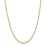 Lataa kuva Galleria-katseluun, 14k¬†Solid Yellow Gold 3.5mm Diamond Cut Rope Bracelet Anklet Necklace Pendant Chain
