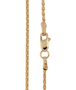 Indlæs billede til gallerivisning 14K Yellow Gold 1.5mm Parisian Wheat Bracelet Anklet Choker Necklace Pendant Chain
