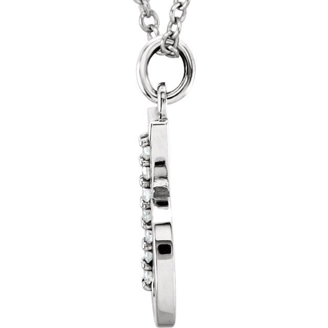 14k yellow rose white gold .04 ctw diamond tiny petite lowercase letter b initial alphabet pendant charm necklace