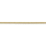 Ladda upp bild till gallerivisning, 14K Yellow Gold 1.4mm Franco Bracelet Anklet Choker Necklace Pendant Chain
