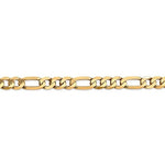 Load image into Gallery viewer, 14K Yellow Gold 7.5mm Flat Figaro Bracelet Anklet Choker Necklace Pendant Chain
