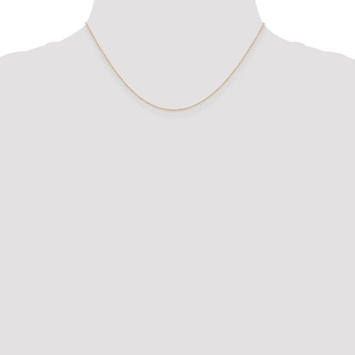 14k yellow gold 0.5mm thin curb bracelet anklet necklace choker pendant chain