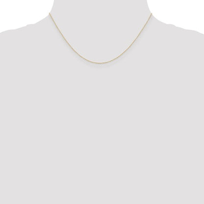 14k yellow gold 0.5mm thin curb bracelet anklet necklace choker pendant chain