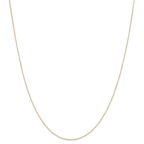 14k yellow gold 0.5mm thin curb bracelet anklet necklace choker pendant chain