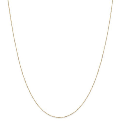 14k yellow gold 0.5mm thin curb bracelet anklet necklace choker pendant chain
