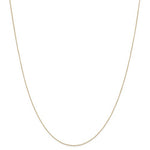 Lataa kuva Galleria-katseluun, 14k Yellow Gold 0.5mm Thin Curb Bracelet Anklet Necklace Choker Pendant Chain
