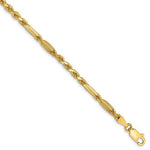 Load image into Gallery viewer, 14K Yellow Gold 3mm Diamond Cut Milano Rope Bracelet Anklet Necklace Pendant Chain
