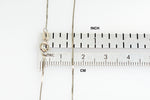 Φόρτωση εικόνας στο εργαλείο προβολής Συλλογής, 14k White Gold 0.5mm Box Bracelet Anklet Necklace Choker Pendant Chain
