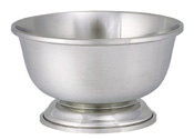 woodbury pewter revere bowl 8 inch satin finish engraved personalized monogram