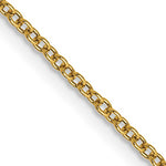 Lataa kuva Galleria-katseluun, 14k Yellow Gold 1.4mm Round Open Link Cable Bracelet Anklet Choker Necklace Pendant Chain
