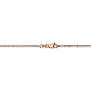 14k Rose Gold 1mm Diamond Cut Rope Bracelet Anklet Choker Necklace Pendant Chain