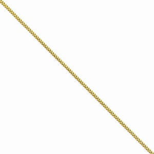 14K Yellow Gold 2.5mm Franco Bracelet Anklet Choker Necklace Pendant Chain