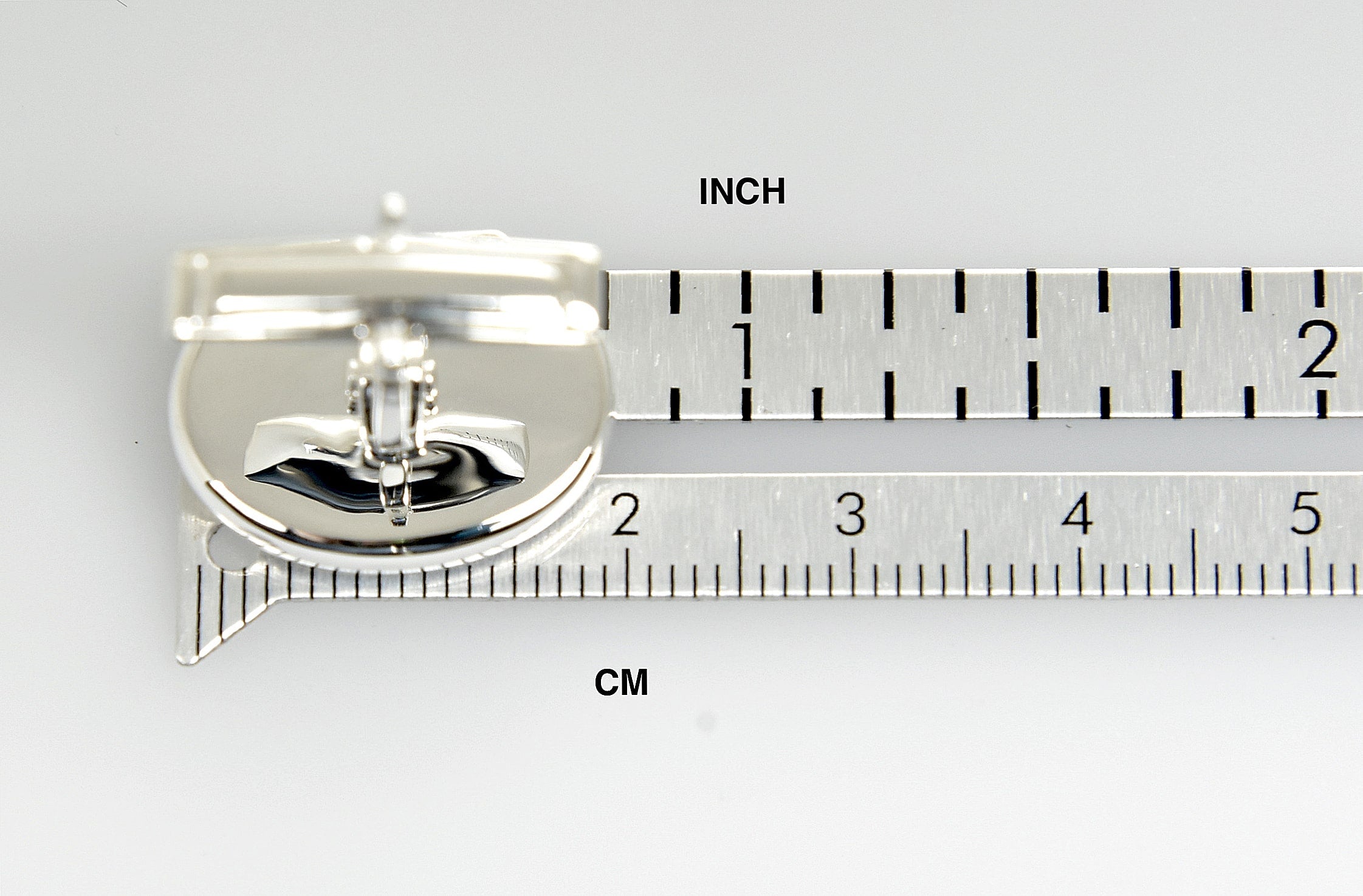 Silver Oval Photo Locket Cufflinks Cuff Links Engraved Personalized Monogram