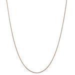 Indlæs billede til gallerivisning 14k Rose Gold 0.65mm Diamond Cut Spiga Bracelet Anklet Choker Necklace Pendant Chain
