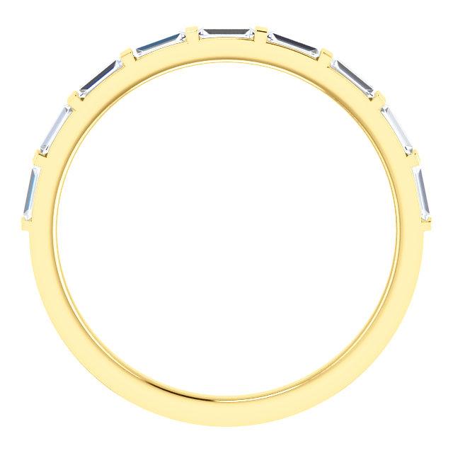 platinum 14k yellow white rose gold 1/4 ctw diamond baguette wedding anniversary band ring