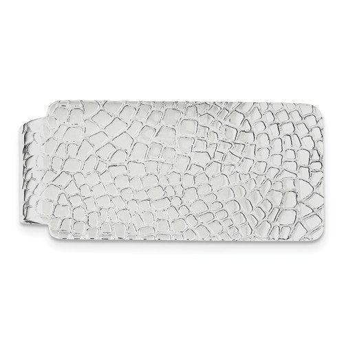engravable solid sterling silver money clip personalized engraved monogram