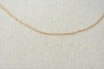 Kép betöltése a galériamegjelenítőbe: 14k Rose Gold 0.5mm Cable Rope Thin Dainty Choker Necklace Pendant Chain
