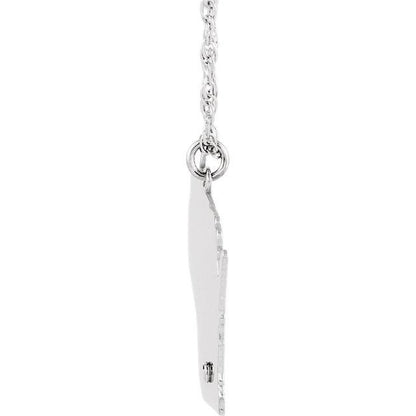 14k 10k yellow rose white gold diamond silver wisconsin wi state map personalized city necklace