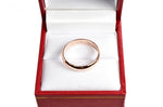 Indlæs billede til gallerivisning 14k Rose Gold 4mm Wedding Anniversary Promise Ring Band Half Round Light
