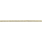 Load image into Gallery viewer, 10k Yellow Gold 1.3mm Diamond Cut Rope Bracelet Ankle Choker Pendant Necklace Chain
