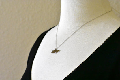 14k 10k yellow rose white gold diamond silver tennessee tn state map personalized city necklace