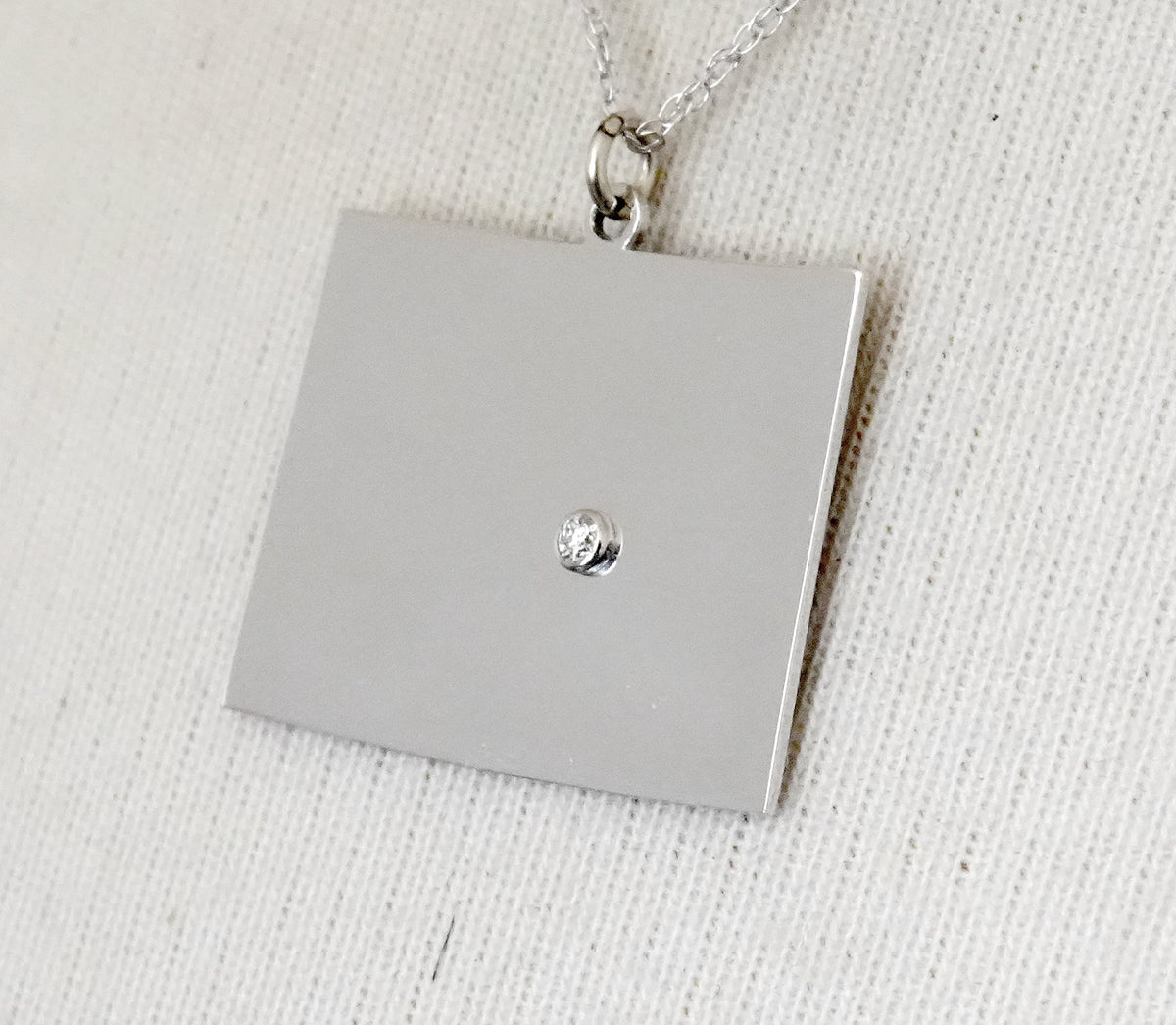 14k 10k yellow rose white gold diamond silver colorado co state map personalized city necklace