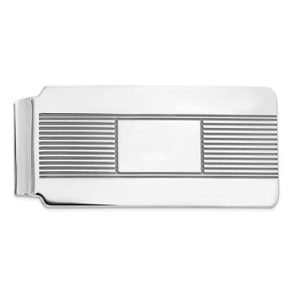 solid 925 sterling silver money clip personalized engraved monogram
