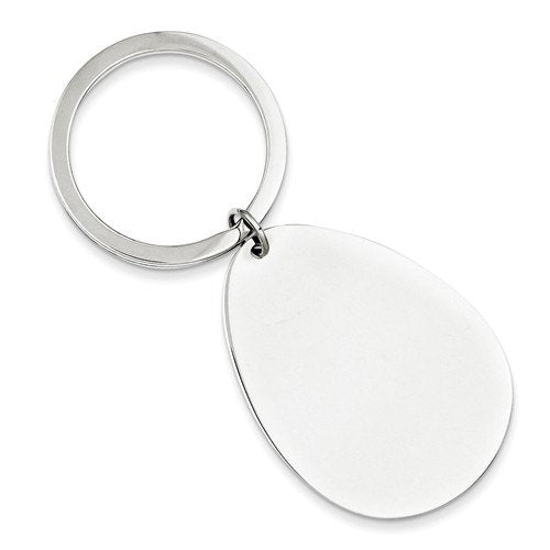 Engravable Sterling Silver Key Holder Ring Keychain Personalized Engraved