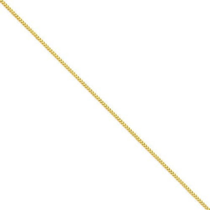 14k yellow gold 2mm franco bracelet anklet choker necklace pendant chain