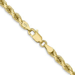 Загрузить изображение в средство просмотра галереи, 10k Yellow Gold 4mm Diamond Cut Rope Bracelet Anklet Choker Necklace Pendant Chain
