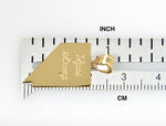 Lataa kuva Galleria-katseluun, 14K Gold or Sterling Silver Nevada NV State Map Pendant Charm Personalized Monogram
