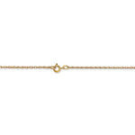 Load image into Gallery viewer, 14k Yellow Gold 0.7mm Cable Rope Necklace Choker Pendant Chain
