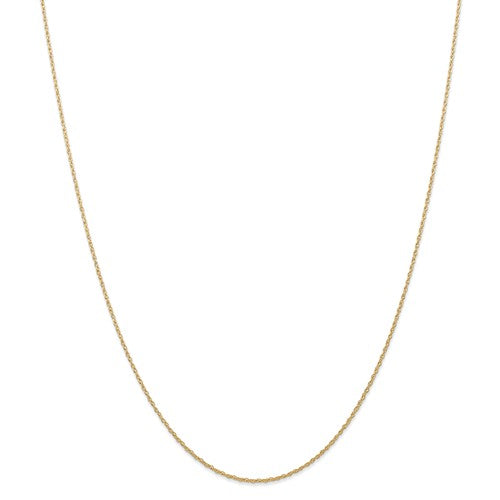 14k yellow gold 0.7mm cable rope necklace choker pendant chain