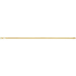 Carregar imagem no visualizador da galeria, 14k Yellow White Gold 2.8mm Flexible Herringbone Bracelet Anklet Choker Necklace Pendant Chain
