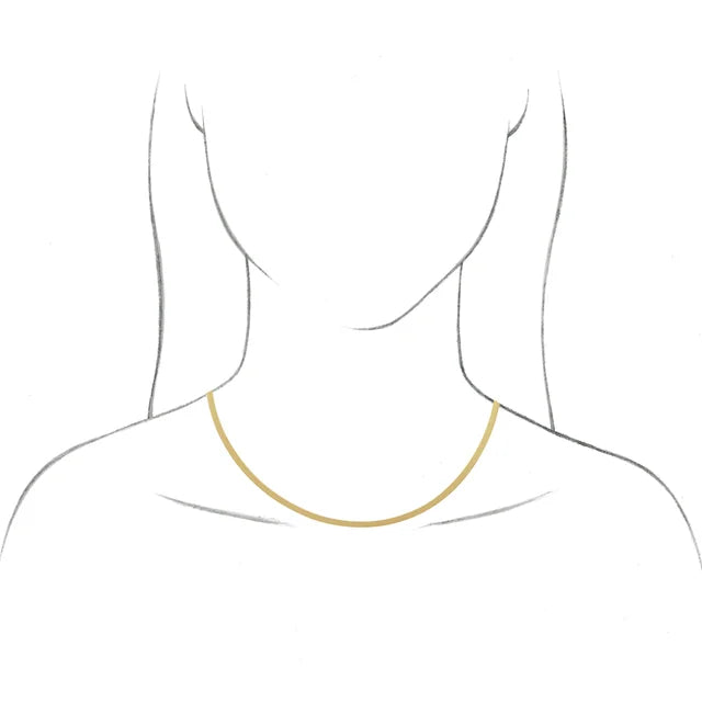 14k yellow white gold 2.8mm flexible herringbone bracelet anklet choker necklace pendant chain