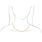 Ladda upp bild till gallerivisning, 14k Yellow White Gold 2.8mm Flexible Herringbone Bracelet Anklet Choker Necklace Pendant Chain
