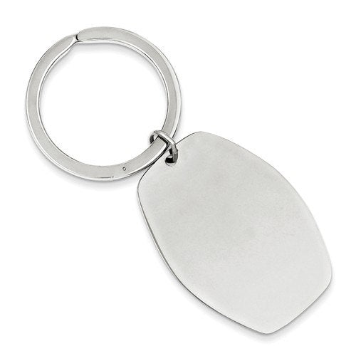 engravable sterling silver key holder ring keychain personalized engraved monogram