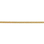 Load image into Gallery viewer, 14K Yellow Gold 2.8mm Spiga Wheat Bracelet Anklet Choker Necklace Pendant Chain
