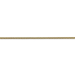 Indlæs billede til gallerivisning 10k Yellow Gold 1.25mm Spiga Bracelet Anklet Choker Necklace Pendant Chain Lobster Clasp
