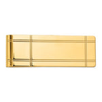 Load image into Gallery viewer, 14k Solid Yellow Gold Money Clip Personalized Engraved Monogram
