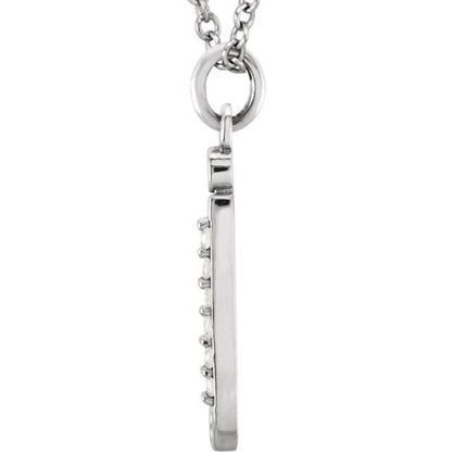 14k yellow rose white gold .025 ctw diamond tiny petite lowercase letter j initial alphabet pendant charm necklace