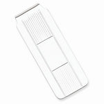 Lade das Bild in den Galerie-Viewer, Engravable Solid Sterling Silver Money Clip Personalized Engraved Monogram
