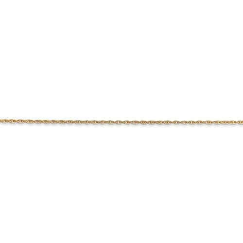 14K Yellow Gold 0.8mm Rope Bracelet Anklet Choker Necklace Pendant Chain