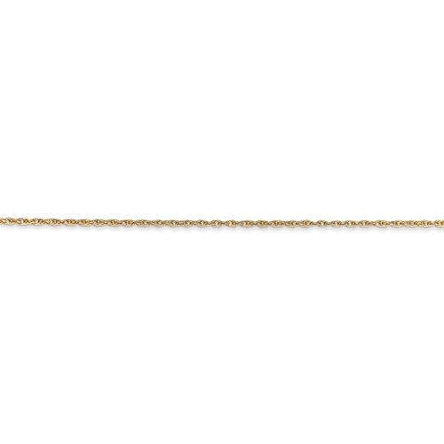 14k yellow gold 0.8mm rope bracelet anklet choker necklace pendant chain