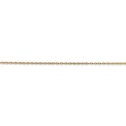 14k yellow gold 0.8mm rope bracelet anklet choker necklace pendant chain