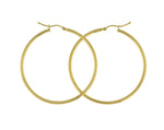Load image into Gallery viewer, 14k Yellow Gold Classic Round Hoop Earrings 44mmx2mm
