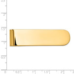 Φόρτωση εικόνας στο εργαλείο προβολής Συλλογής, 14k Solid Yellow Gold Money Clip Personalized Engraved Monogram
