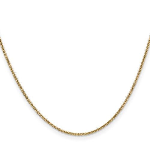 14k yellow gold 1.5mm cable bracelet anklet choker necklace pendant chain