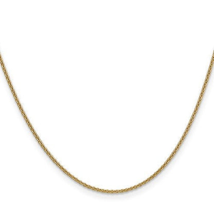 14k yellow gold 1.5mm cable bracelet anklet choker necklace pendant chain