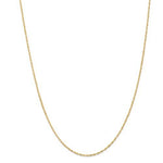 Load image into Gallery viewer, 14k Yellow Gold 1.10mm Singapore Twisted Bracelet Anklet Necklace Choker Pendant Chain
